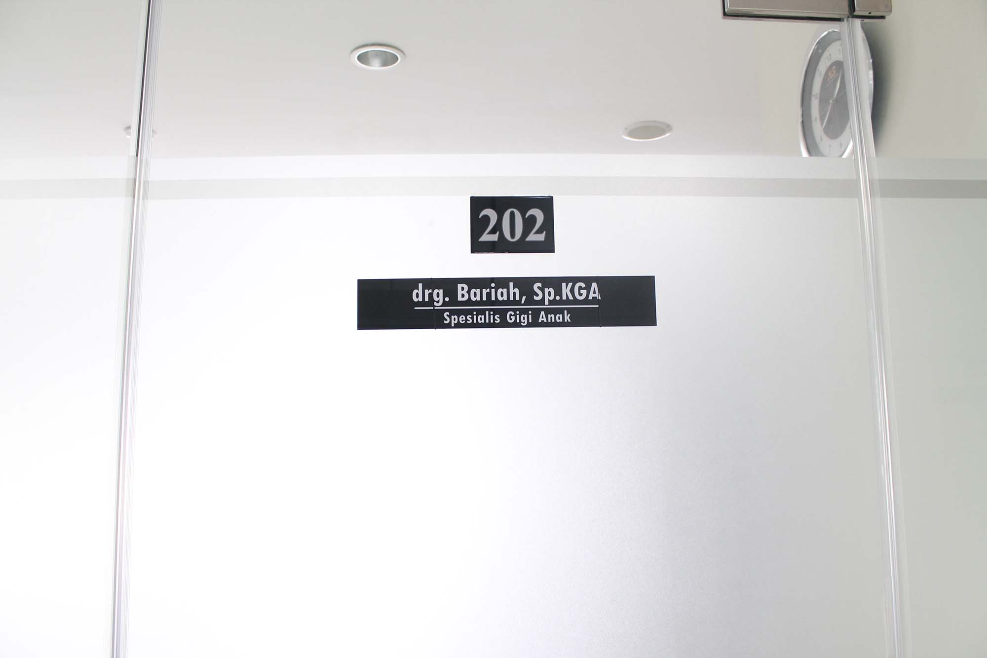 Poliklinik  Kesehatan Gigi Anak  RSCK Tzu Chi